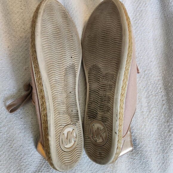 Michael Kors Woman's Kristy Slide Heel Cap Espadrille Sneakers Pink, Size: 9.5 - Picture 8 of 8
